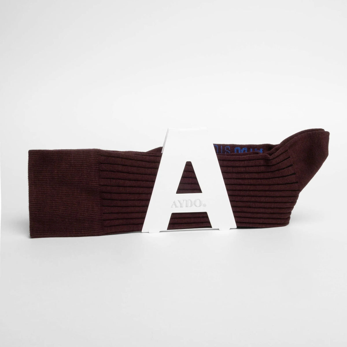 Aydo Studios Lublin Rhythm socks in Blush Thread, styled shot