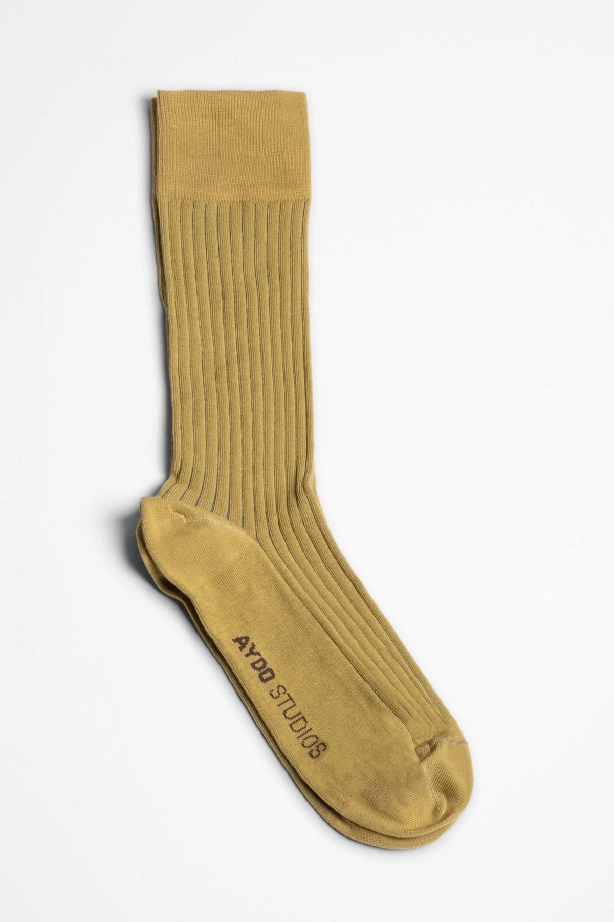 Aydo Studios Lublin Rhythm socks in Rust Pulse, single sock