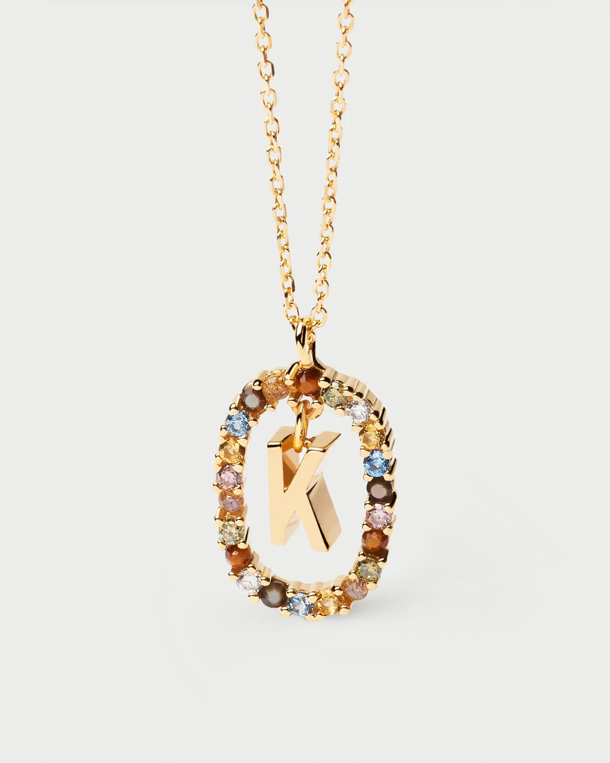 Initial Necklace 'K'
