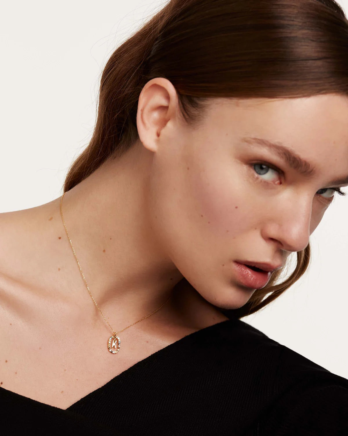 Initial Necklace 'K'