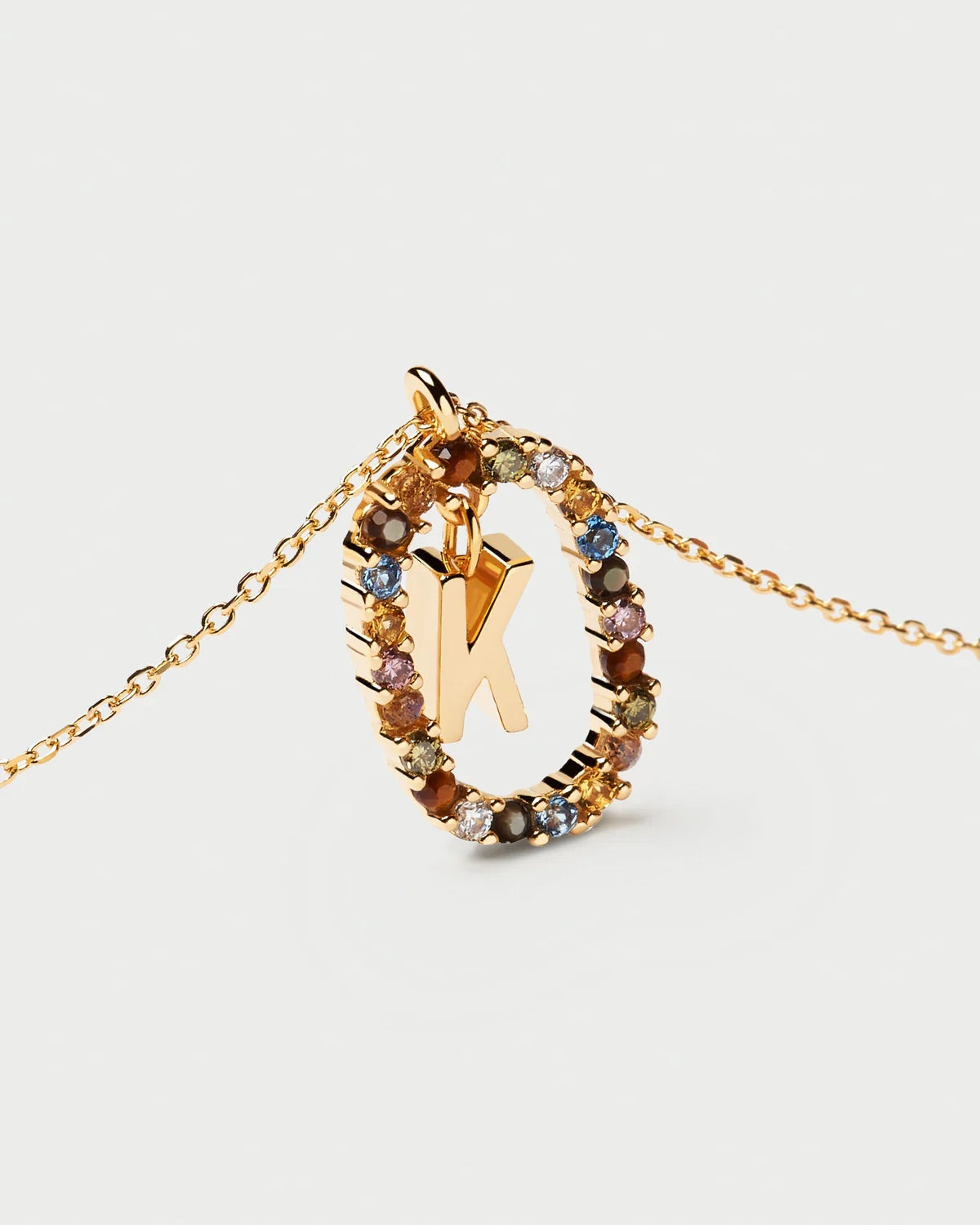 Initial Necklace 'K'