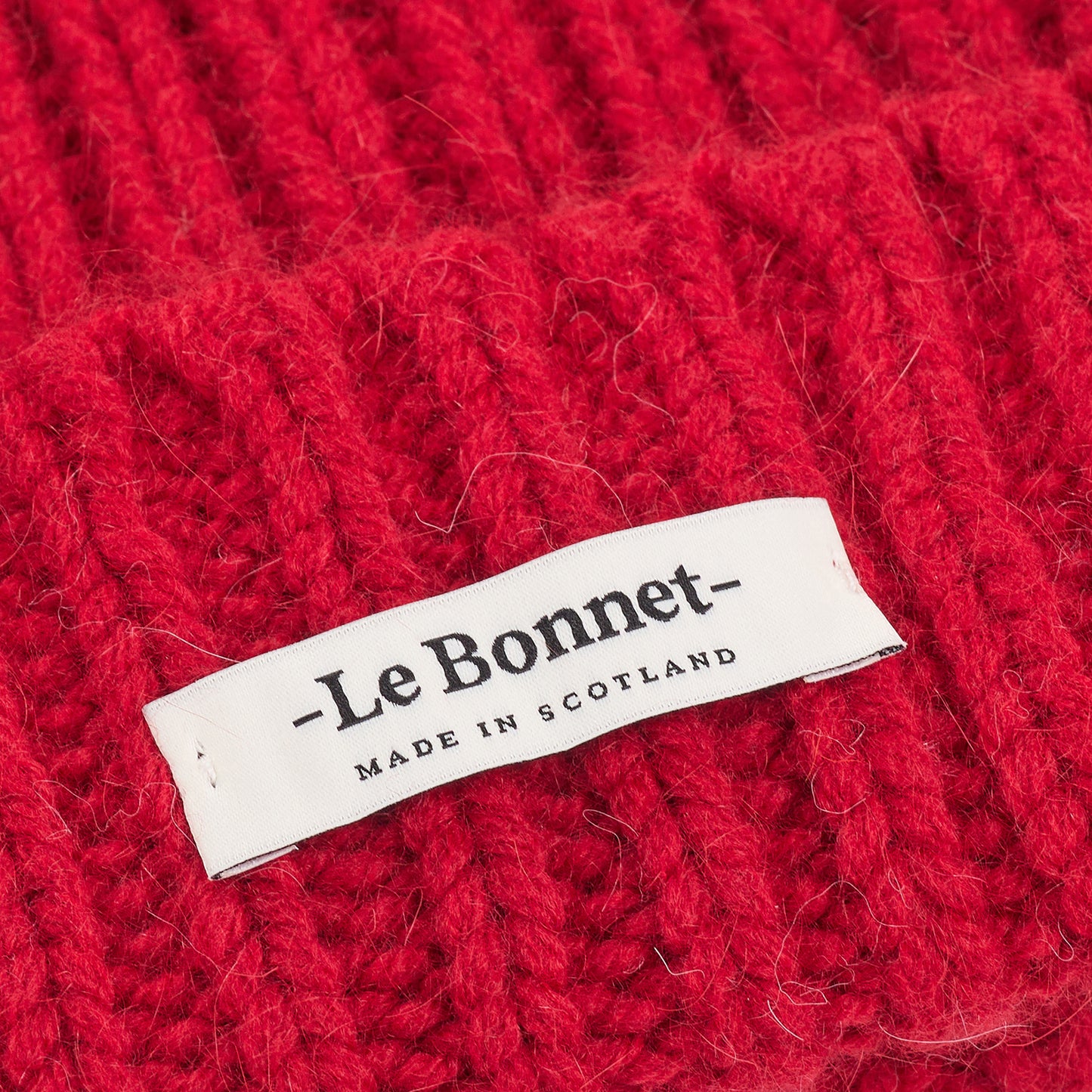 Le Bonnet Logo Beanie In Framboise