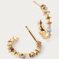 PDPAOLA Lotus Small Hoop Earrings - view 1