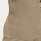 Nero Giardini Beige Nubuck Lace-Up Boot with Crystal Laces, heel and sole detail