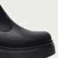 Nero Giardini Black Knee High Platform Boot, toe detail