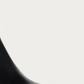 Nero Giardini Black Leather Back Zip Boot, toe detail