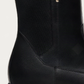 Nero Giardini Black Low Platform Ankle Boot, heel and sole detail