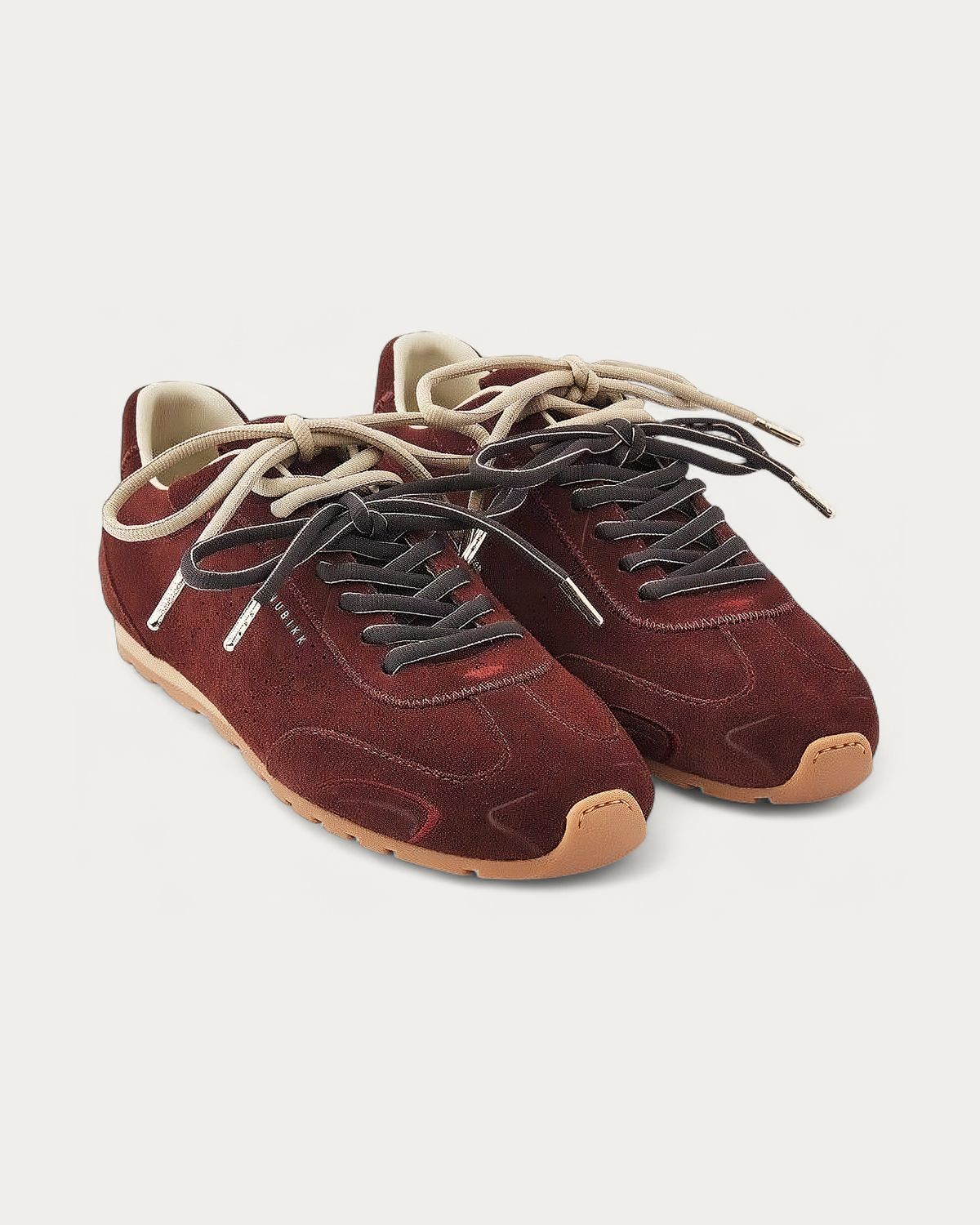 NUBIKK Billy Lou Bordeaux Suede Sneaker, pair view
