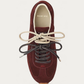 NUBIKK Billy Lou Bordeaux Suede Sneaker, top view