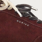 NUBIKK Billy Lou Bordeaux Suede Sneaker, upper detail