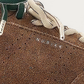 NUBIKK Billy Lou Cognac Suede Sneaker with Double Laces, upper detail