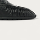 NUBIKK Riley Mio Black Leather Loafer, toe detail