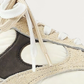 NUBIKK Riley Morgan Beige Hairy Suede Sneaker, upper detail