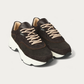 NUBIKK Ross Zay Dark Brown Suede Sneaker, pair view