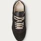NUBIKK Ross Zay Dark Brown Suede Sneaker, top view