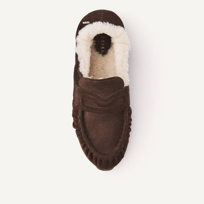Riley Mio Shearling Loafer In Suede