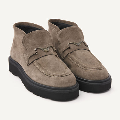Ella Monroe Suede Loafer Boot