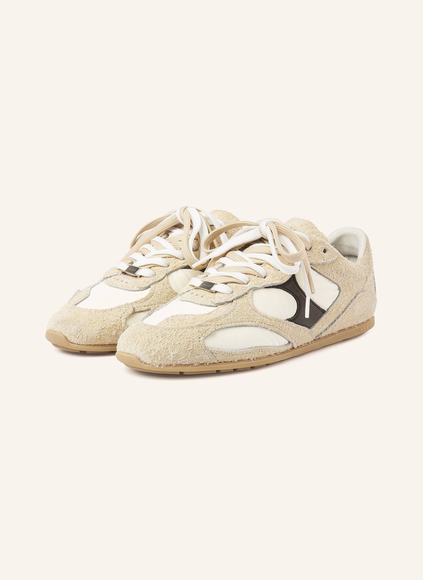 Riley Morgan Beige Hairy Suede