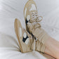 Riley Morgan Beige Hairy Suede