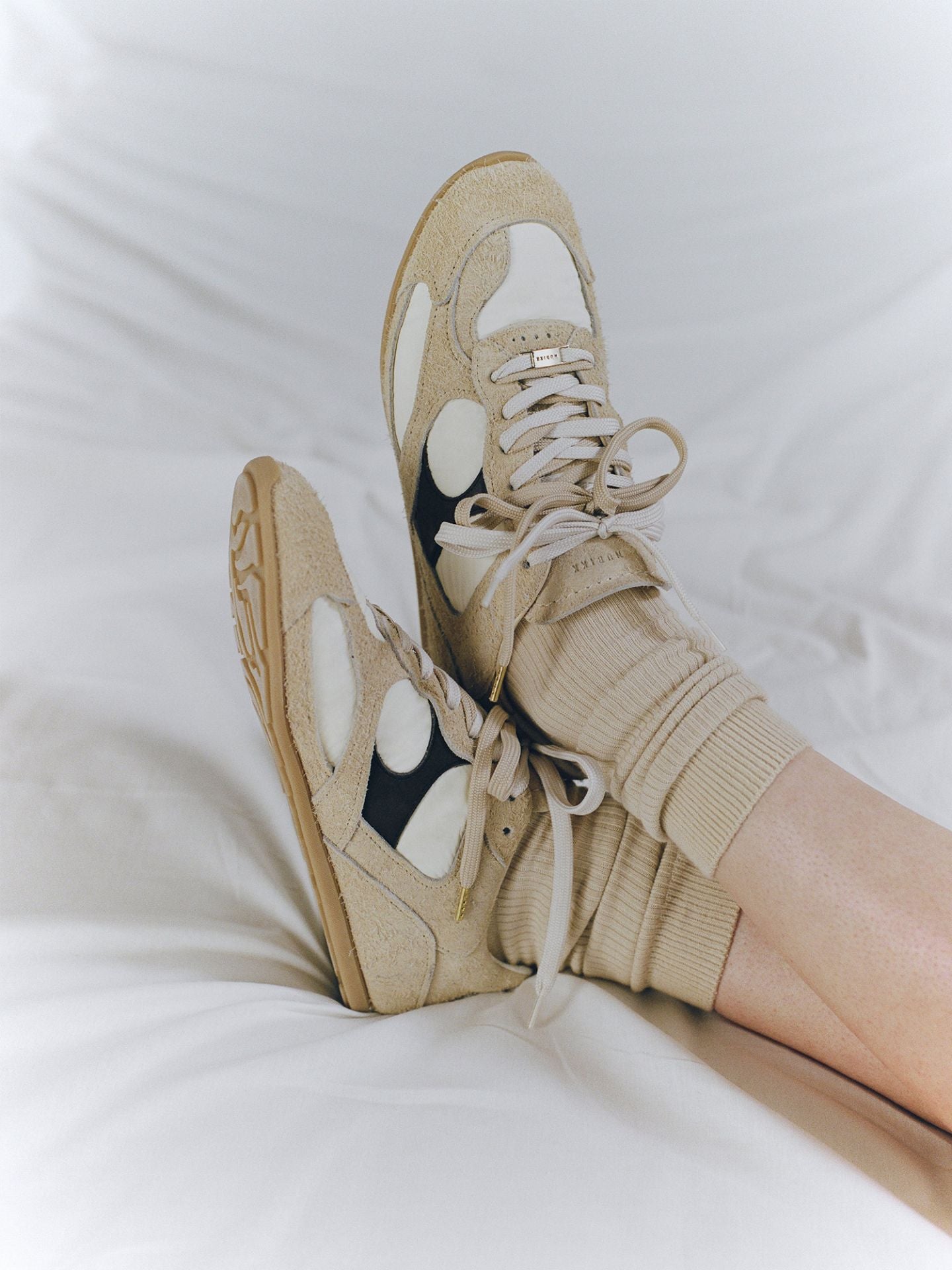 Riley Morgan Beige Hairy Suede