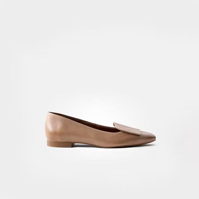 Paul Green Ivory Leather Pump With Detail, view 1