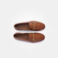 Cognac Loafer With Gold Snaffle