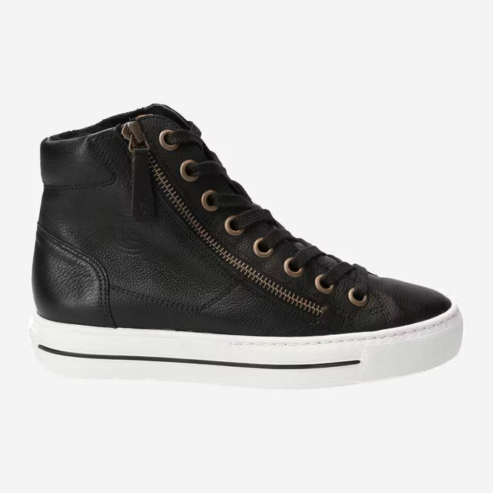 High Top Leather Sneaker