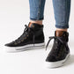 High Top Leather Sneaker