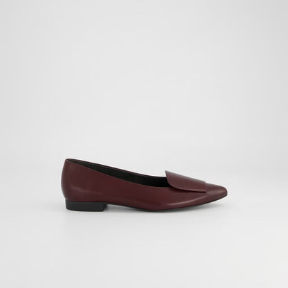 Leather Flat Ballerina
