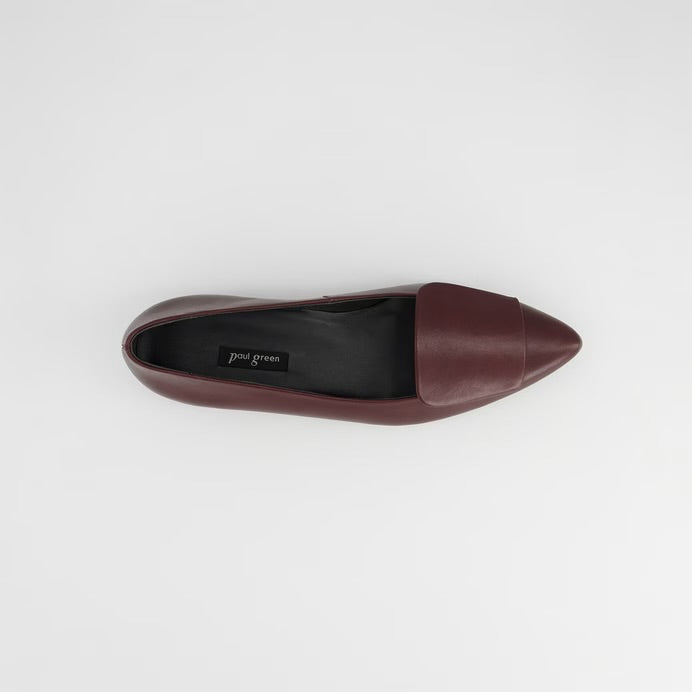 Leather Flat Ballerina