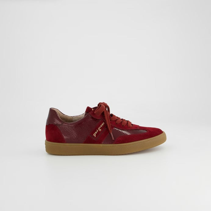 Gum Sole Sneaker In Bordeux