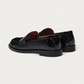 Pavement Pacassie Pony Loafer black leather, back three-quarter view