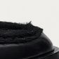 Pavement Pacassie Pony Loafer textured vamp and glossy black leather toe detail