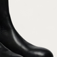 Pavement Panord Chelsea Boot smooth black leather toe detail