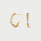 Lotus Small Hoop Earrings