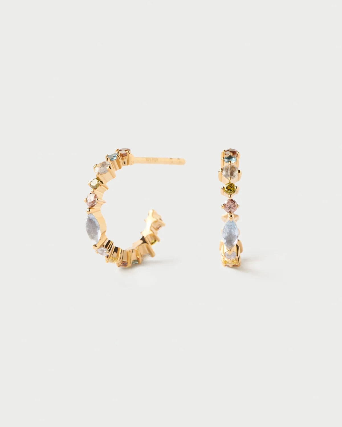 Lotus Small Hoop Earrings