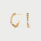 PDPAOLA Lotus Small Hoop Earrings - view 2