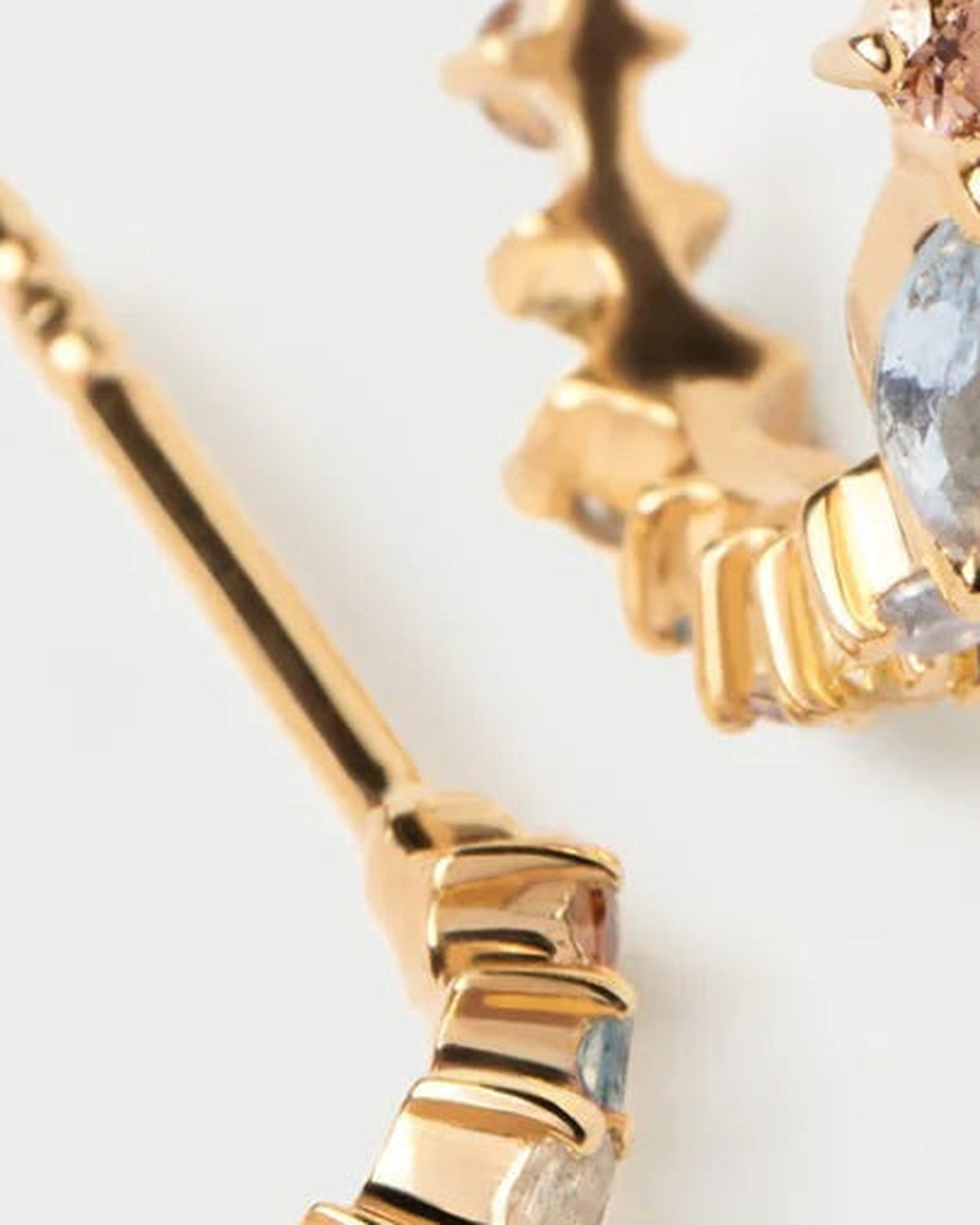 PDPAOLA Lotus Small Hoop Earrings - view 6