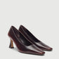 Petra Brown Leather Heel