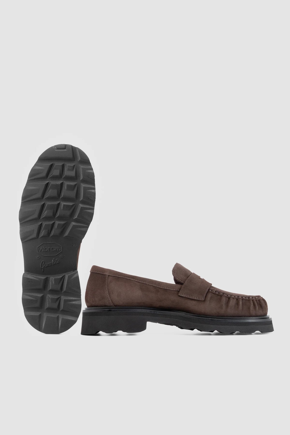 Suede Rffle Loafer