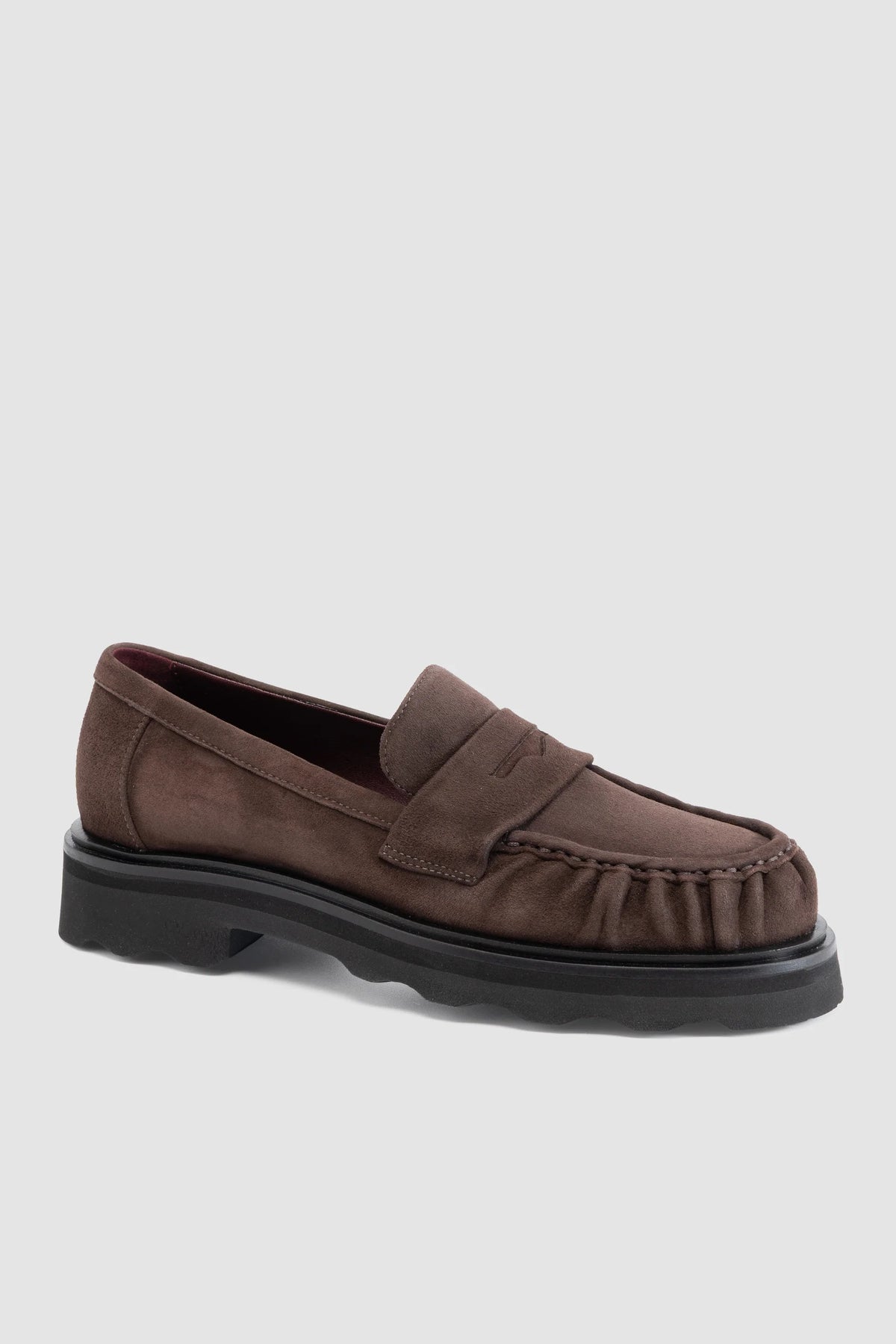 Suede Rffle Loafer