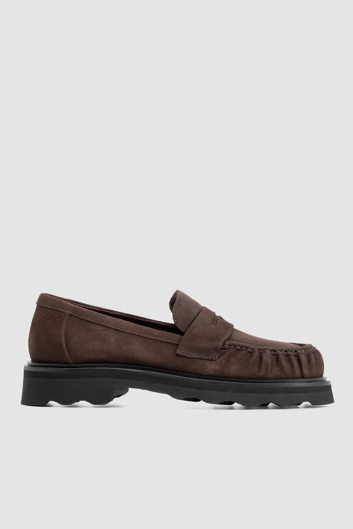 Suede Rffle Loafer