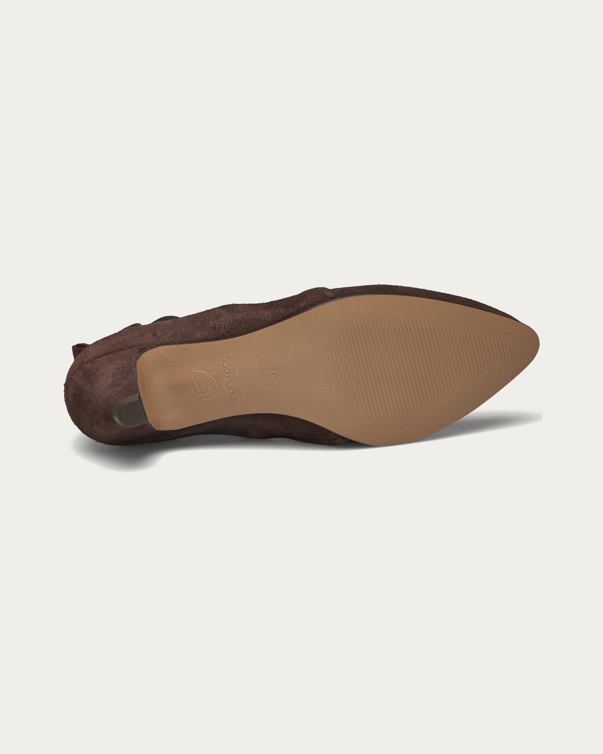 Rikley 50 brown suede ankle boot, thunit outsole