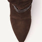 Sally Lynn Suede Ruffle Boot