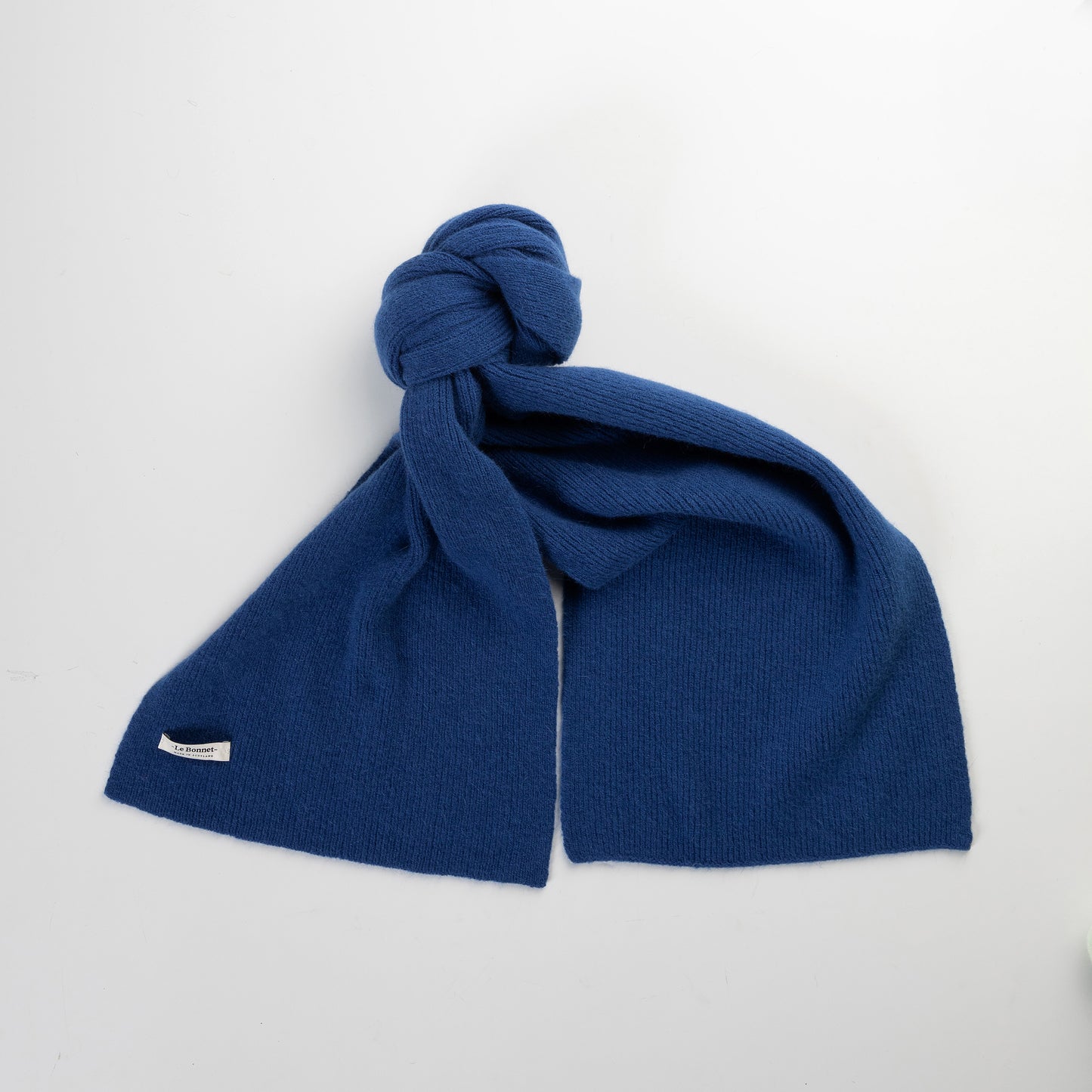 Ribbed Scarf In Marin