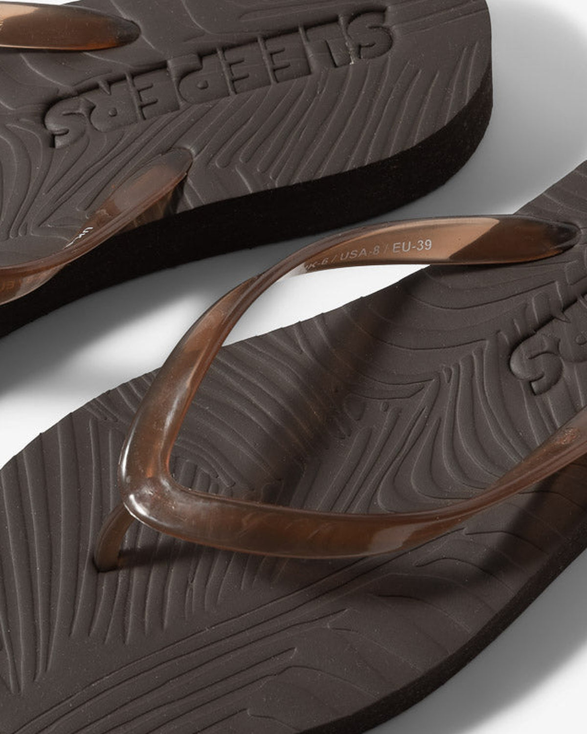 SLEEPERS Borwn Transparent Platform - view 6
