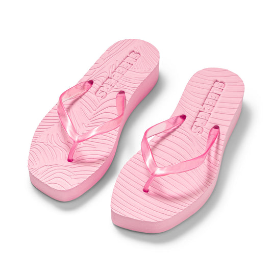 Pink Transparent Tapered Platform