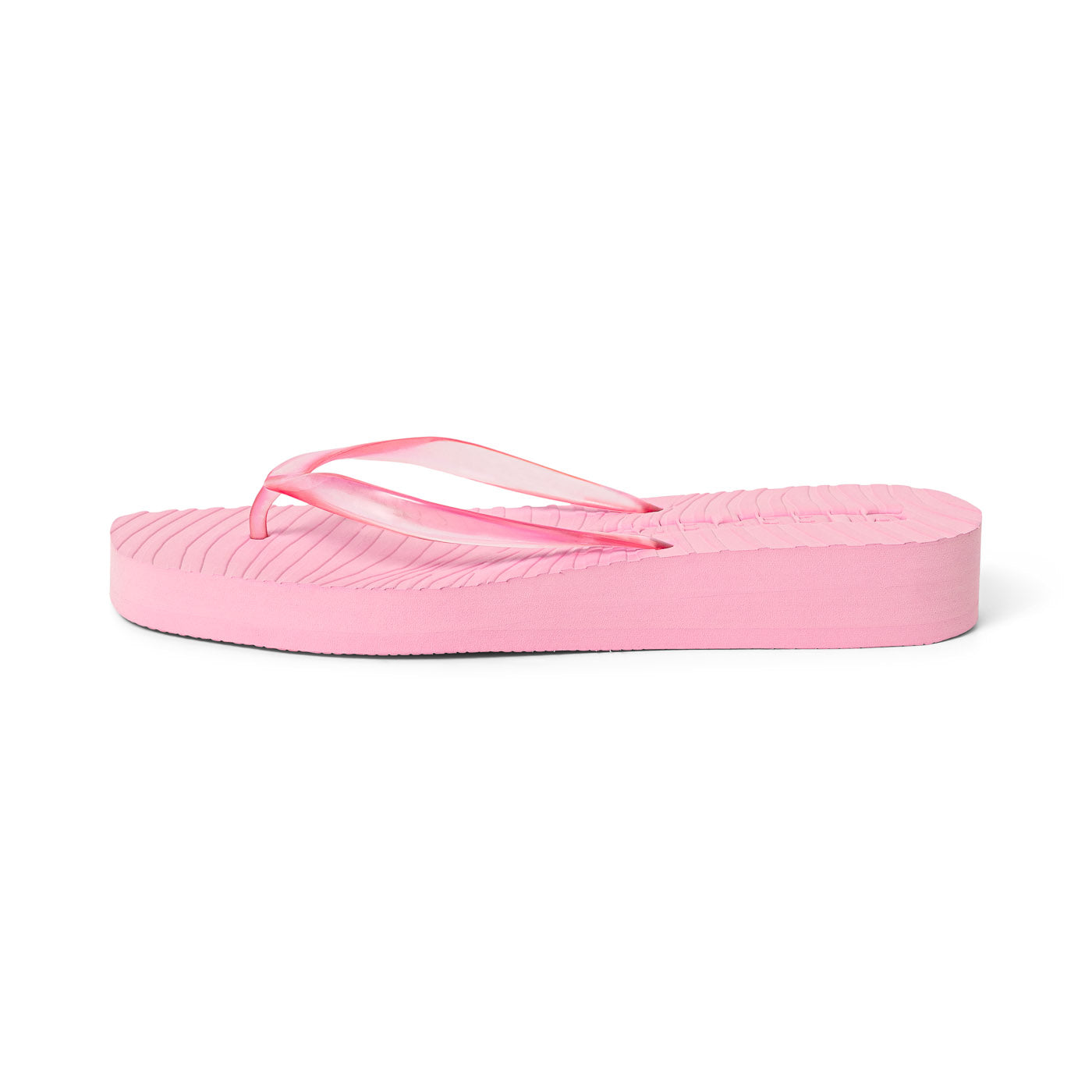 Pink Transparent Tapered Platform
