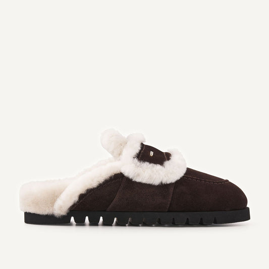 Teddy Fur Shearling Clog