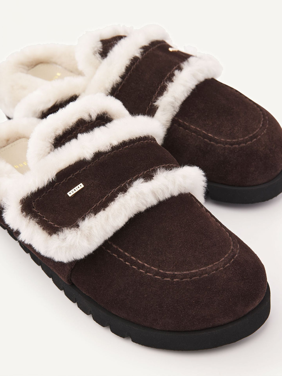 Teddy Fur Shearling Clog